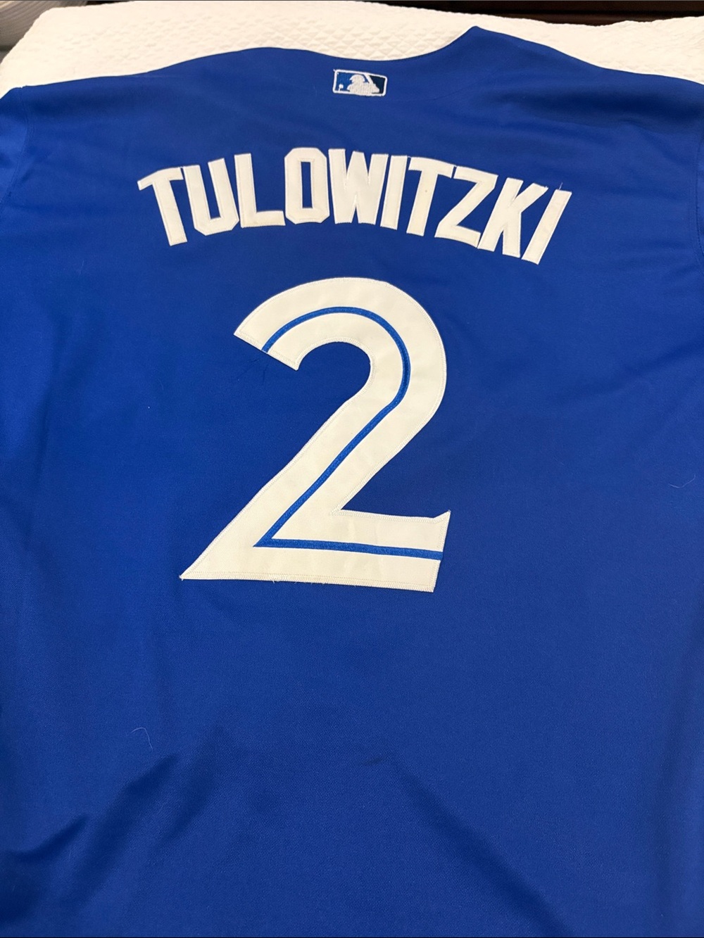 Blue Tulowitzki #2 Men's Baseball Jersey